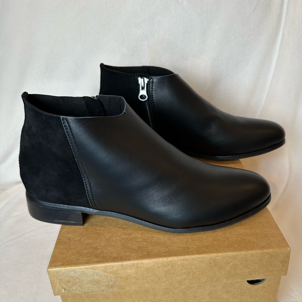ALL BLACK Footwear Sleek Mix Bootie Black Sz 40